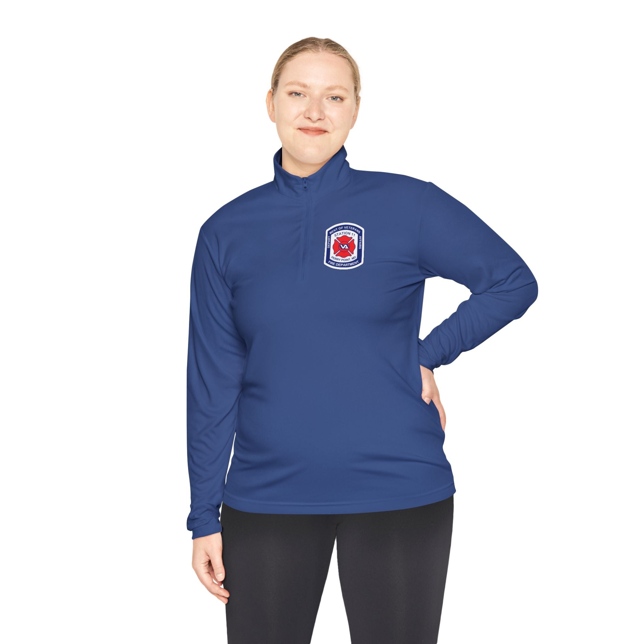 PPFD Patch Only - Blank Back - Unisex Quarter-Zip Pullover