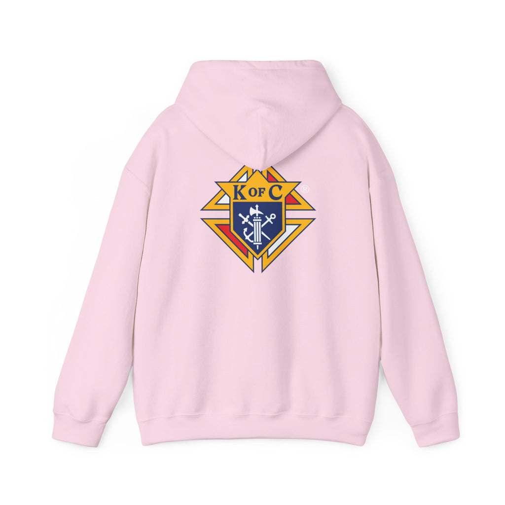 Knights of Columbus Logo Front and Back Pullover Hoodie