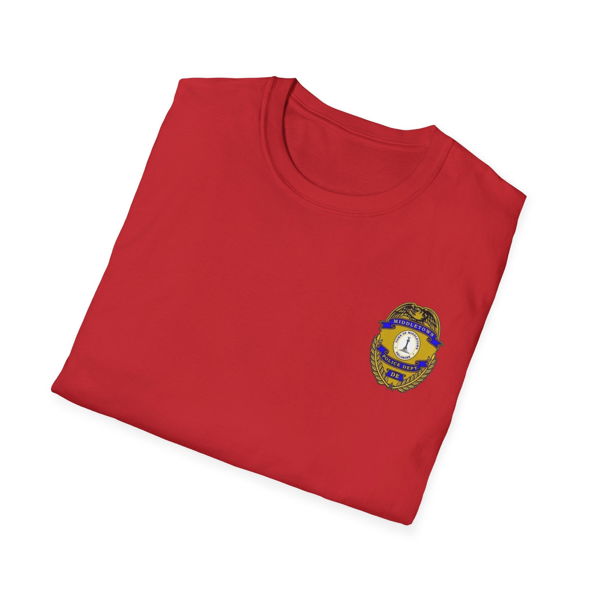 Middletown Police Badge T-Shirt-Plain Back— Law Enforcement