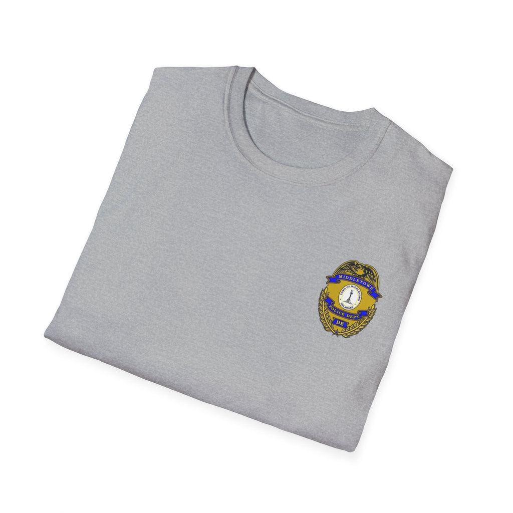 Middletown Police Badge T-Shirt-Plain Back— Law Enforcement
