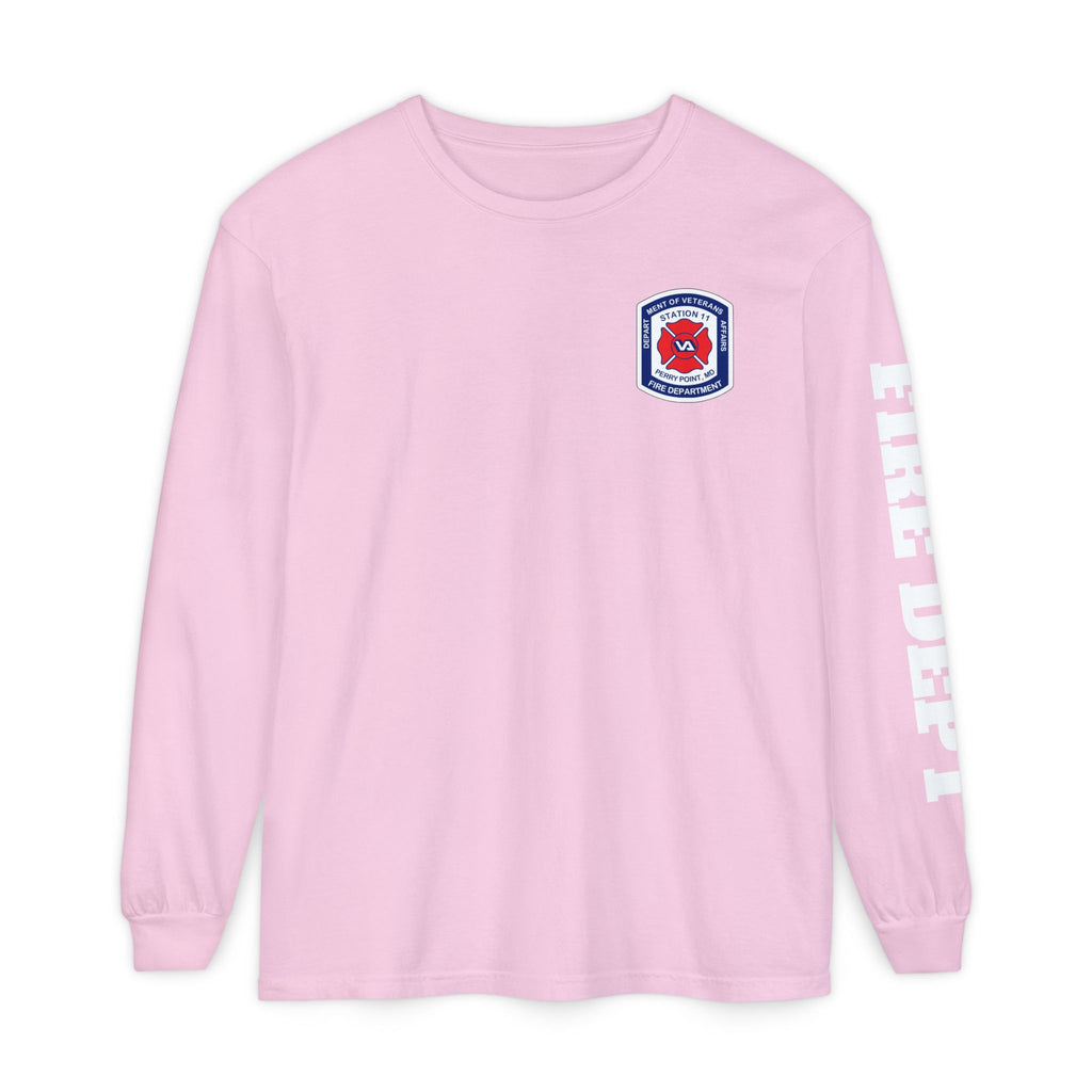 T-Shirt PPFD Patch Front, PPDF Flag Back, FIRE DEPT Left Sleeve