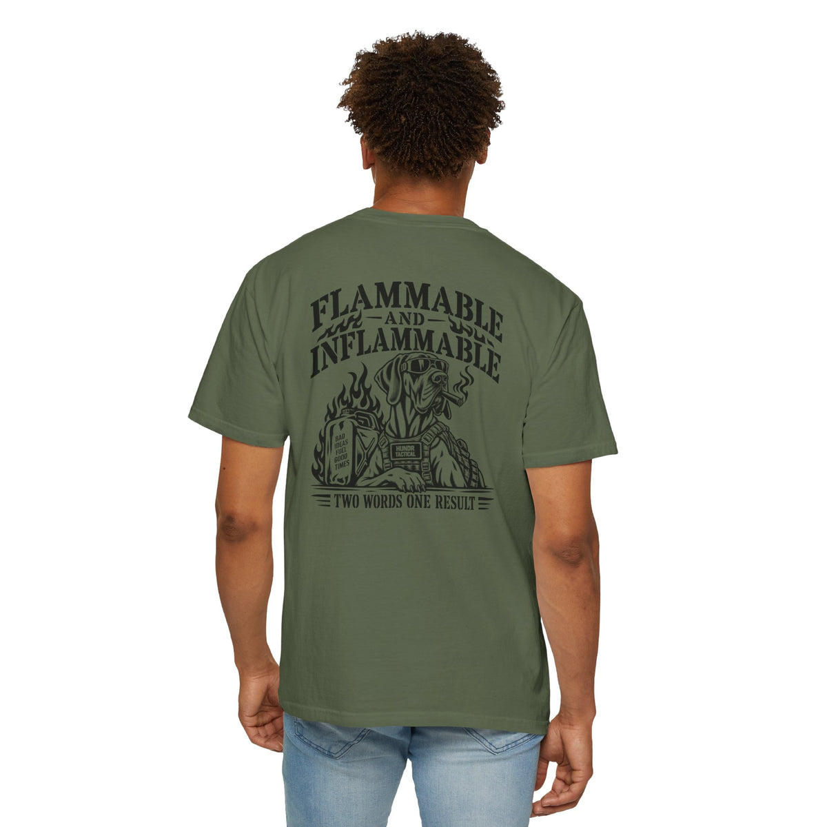 Inflammable Hundr Tactical T-Shirt