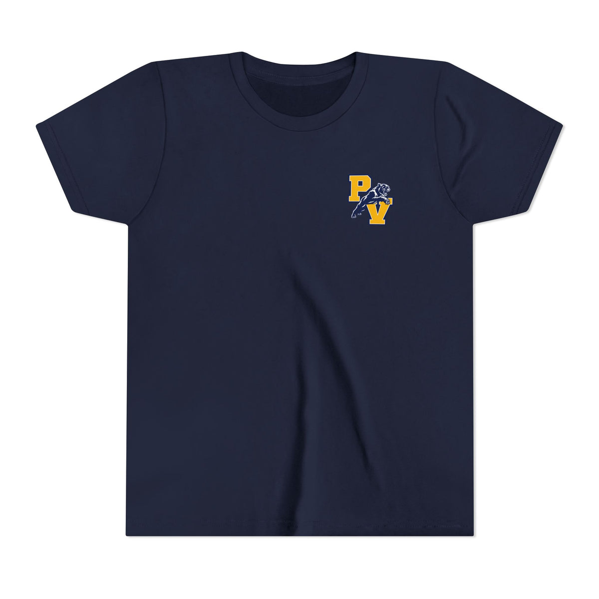 Youth Football 'Attack the Ball' Short Sleeve Tee - Panther Defense Graphic